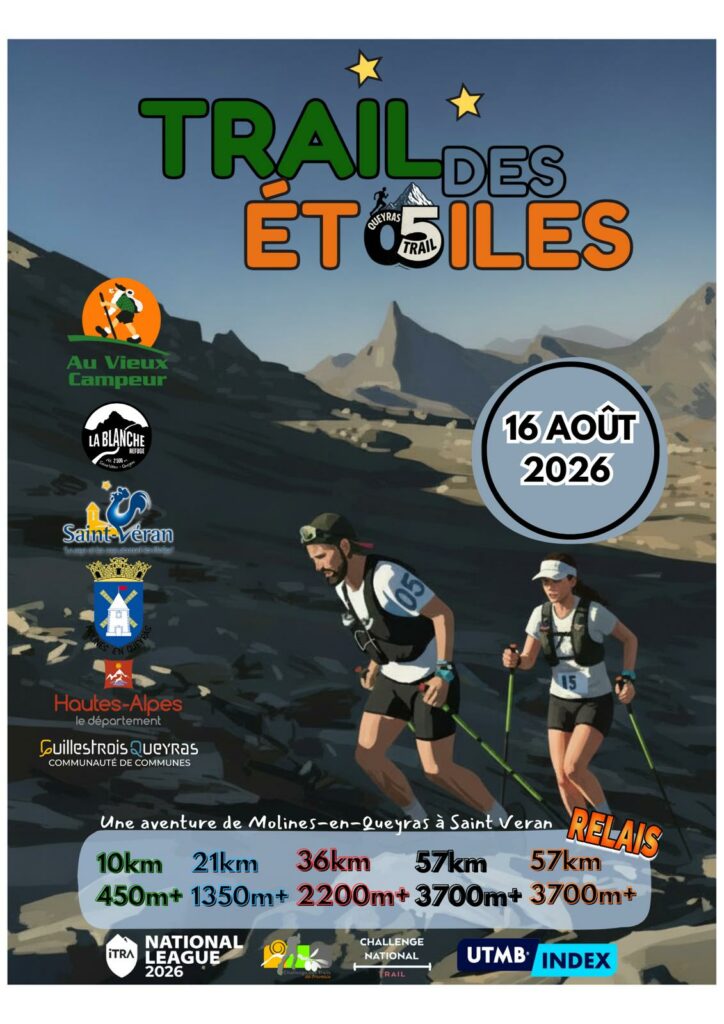 affiche officielle Trail des Etoiles 2026